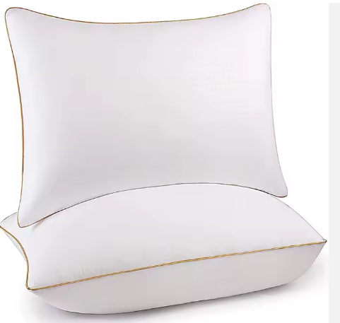 Hot Sale Modern White Rectangular Comfortable Cotton Filler Insert Down Hotel Pillow Core